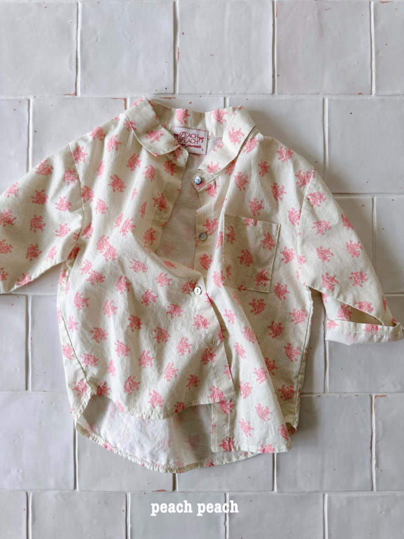 Peach Peach - Korean Children Fashion - #kidsshorts - Bay Shirt - 6