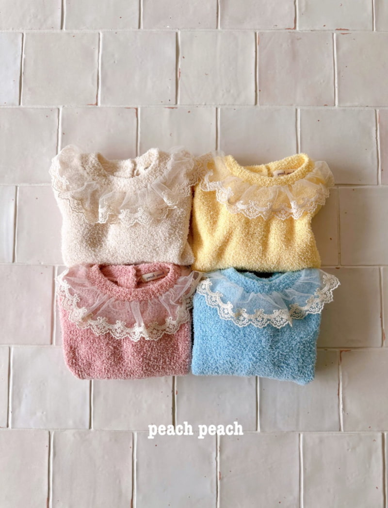 Peach Peach - Korean Children Fashion - #kidsstore - Creamy Knit