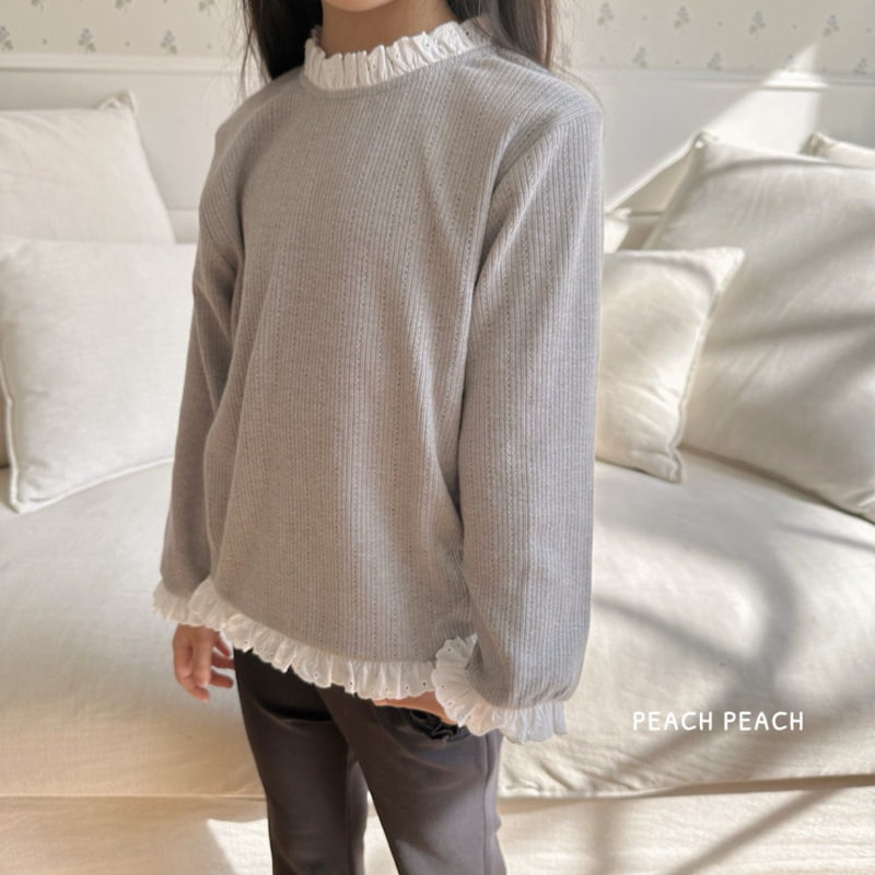 Peach Peach - Korean Children Fashion - #kidzfashiontrend - Levain Tee - 7