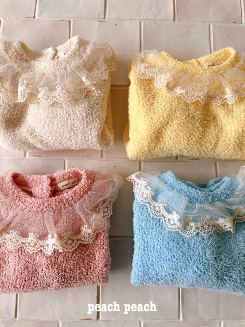 Peach Peach - Korean Children Fashion - #kidzfashiontrend - Creamy Knit - 2