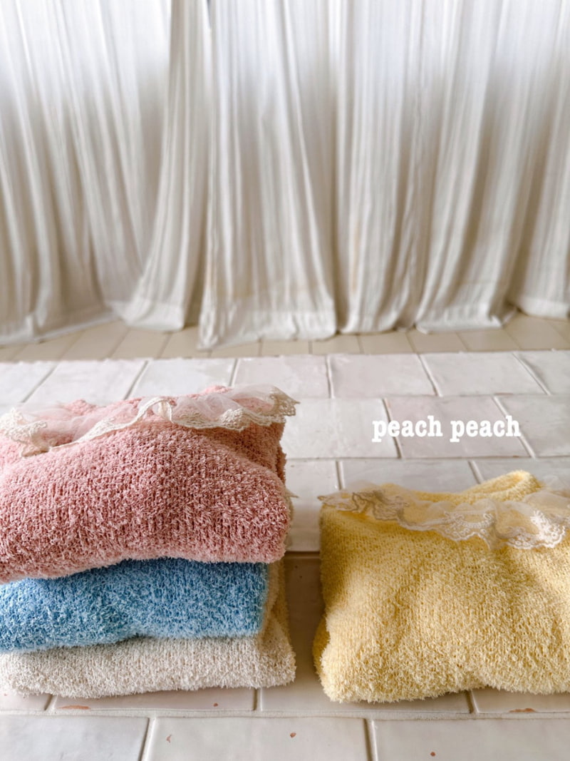 Peach Peach - Korean Children Fashion - #Kfashion4kids - Creamy Knit - 4