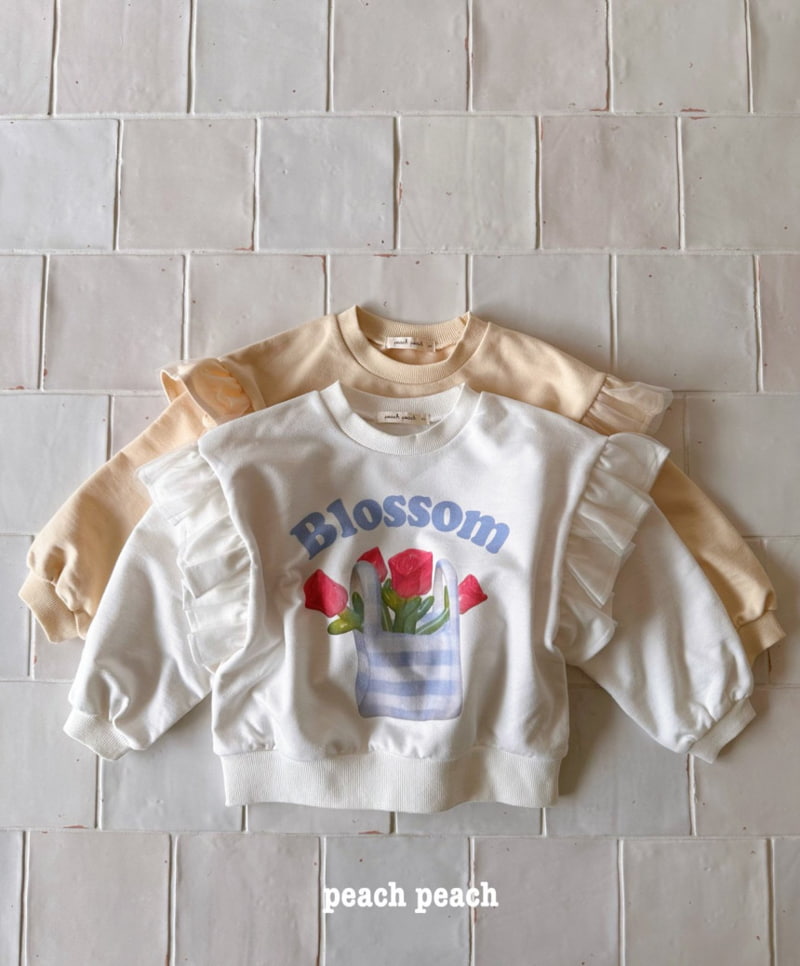 Peach Peach - Korean Children Fashion - #littlefashionista - Blossom Sweatshirts