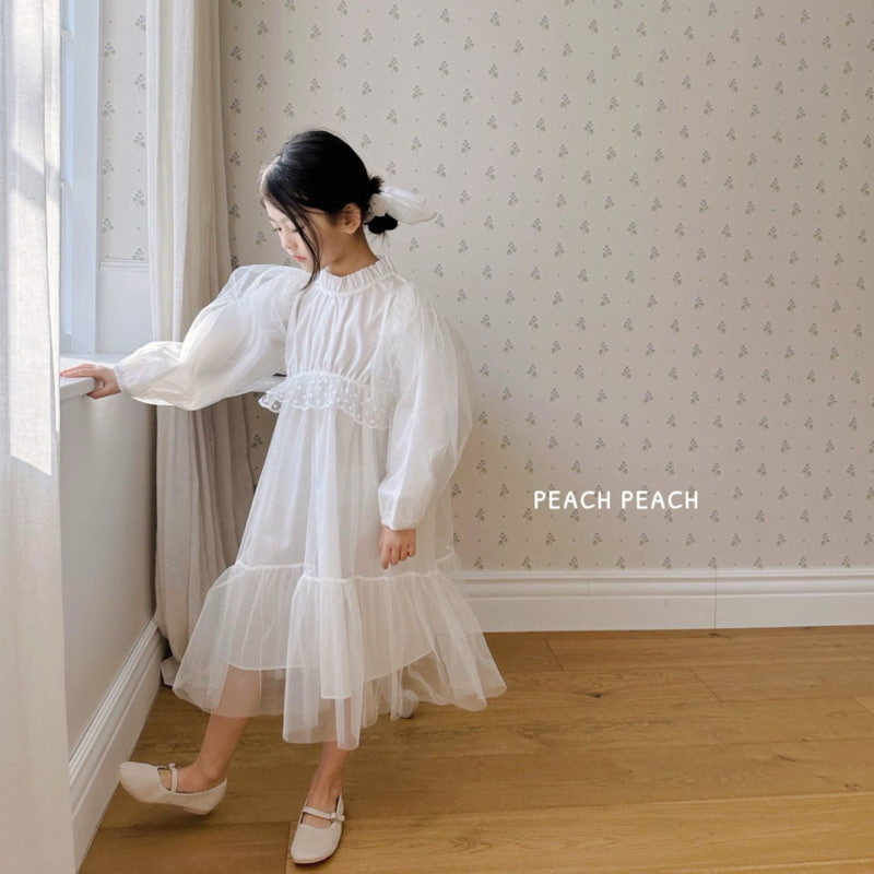 Peach Peach - Korean Children Fashion - #littlefashionista - Lucy One-piece - 4