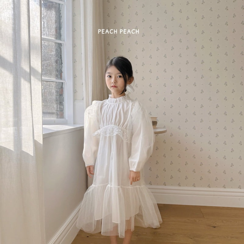 Peach Peach - Korean Children Fashion - #minifashionista - Lucy One-piece - 5