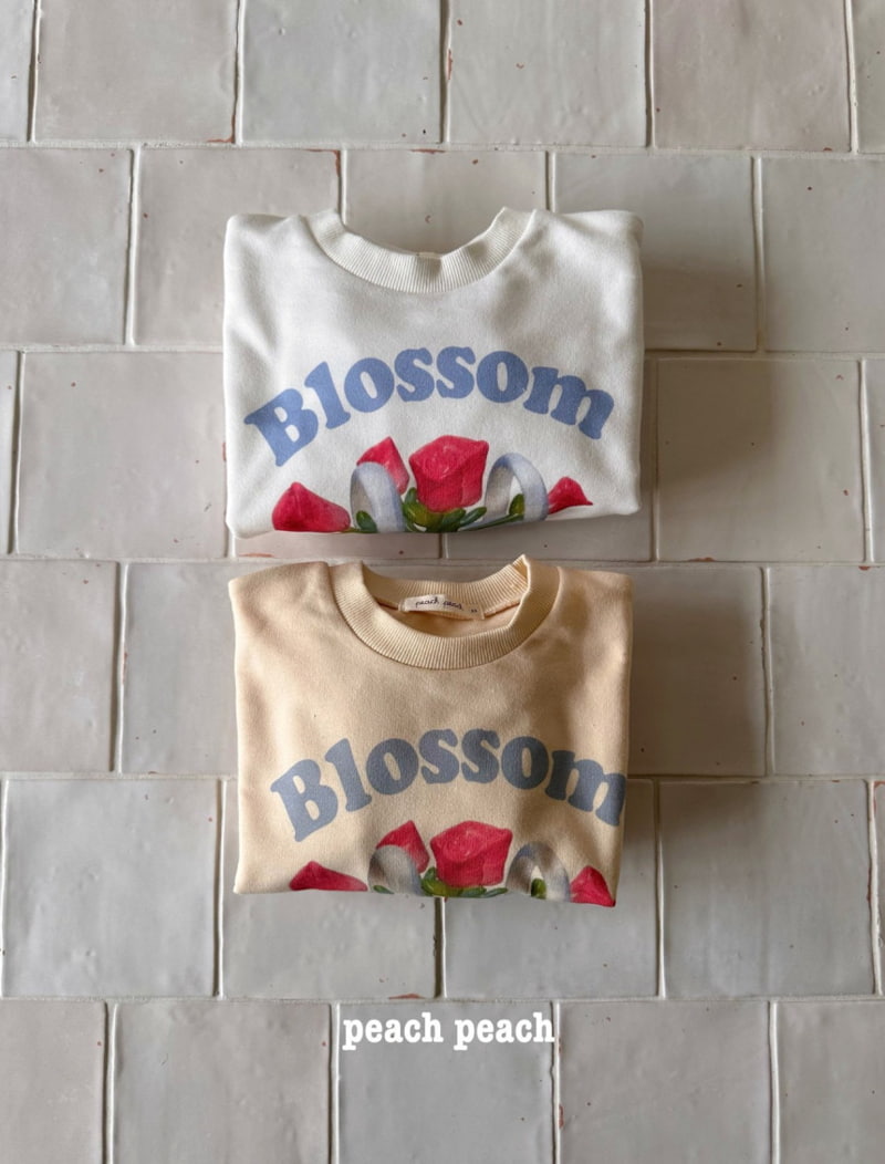 Peach Peach - Korean Children Fashion - #minifashionista - Blossom Sweatshirts - 3