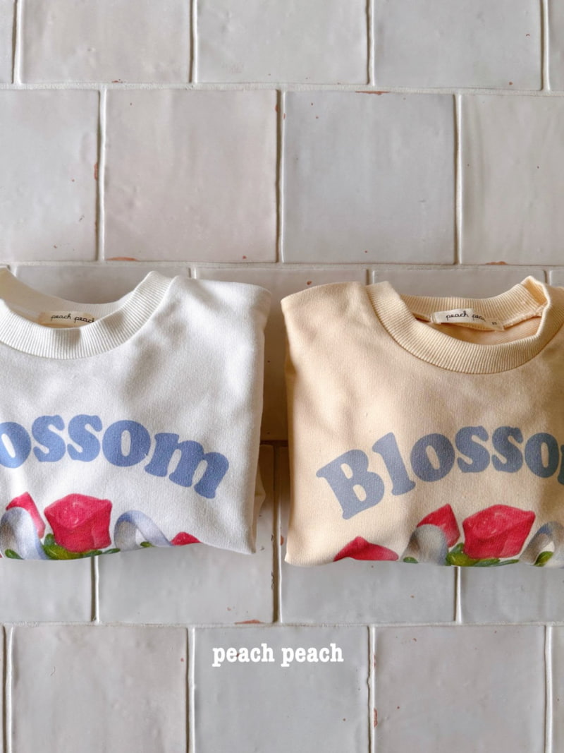 Peach Peach - Korean Children Fashion - #minifashionista - Blossom Sweatshirts - 4