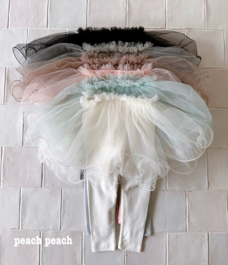 Peach Peach - Korean Children Fashion - #prettylittlegirls - Darling Tutu Skirt Leggings