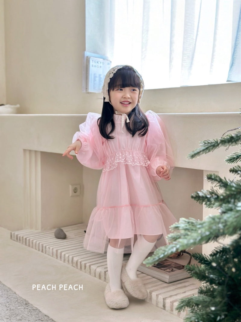 Peach Peach - Korean Children Fashion - #stylishchildhood - Lucy One-piece - 9