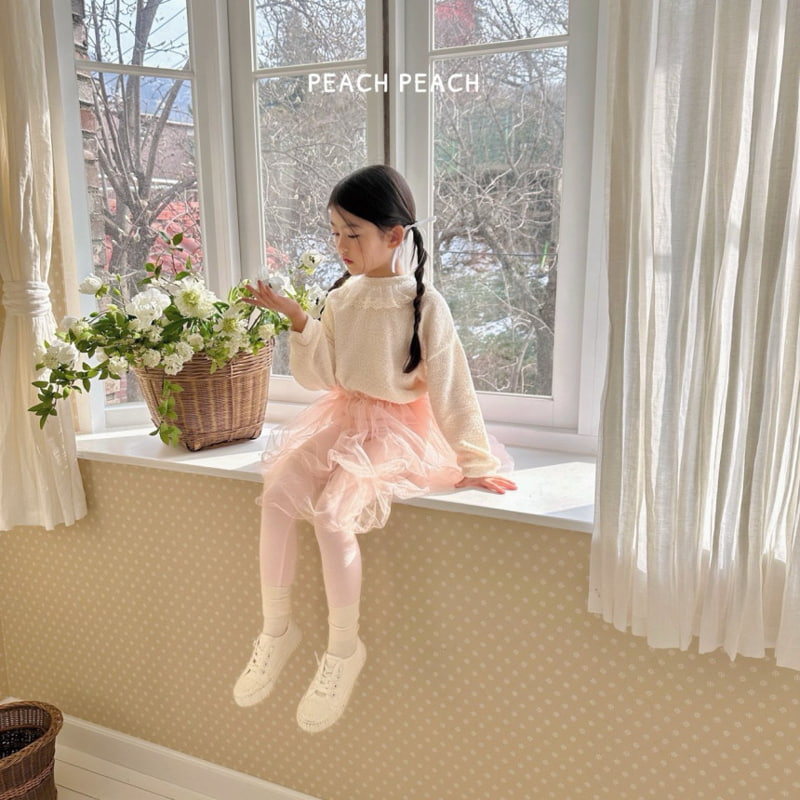 Peach Peach - Korean Children Fashion - #todddlerfashion - Creamy Knit - 8