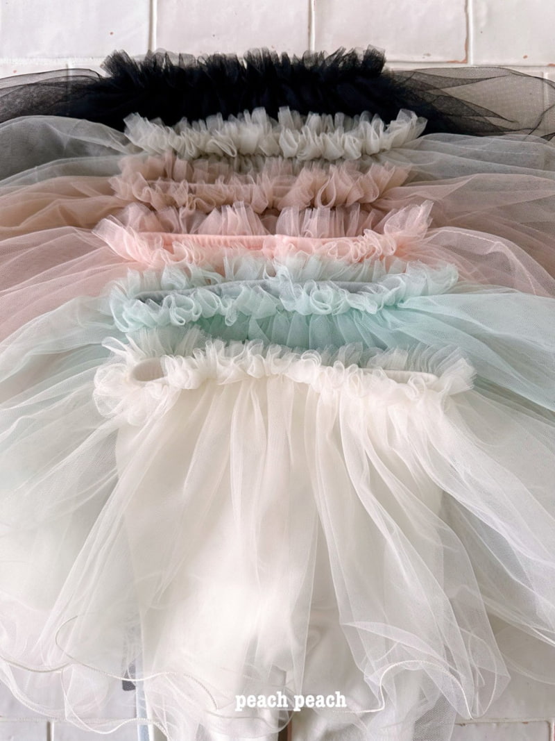 Peach Peach - Korean Children Fashion - #todddlerfashion - Darling Tutu Skirt Leggings - 2