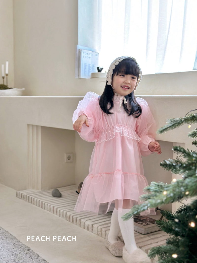 Peach Peach - Korean Children Fashion - #toddlerclothing - Lucy One-piece - 8