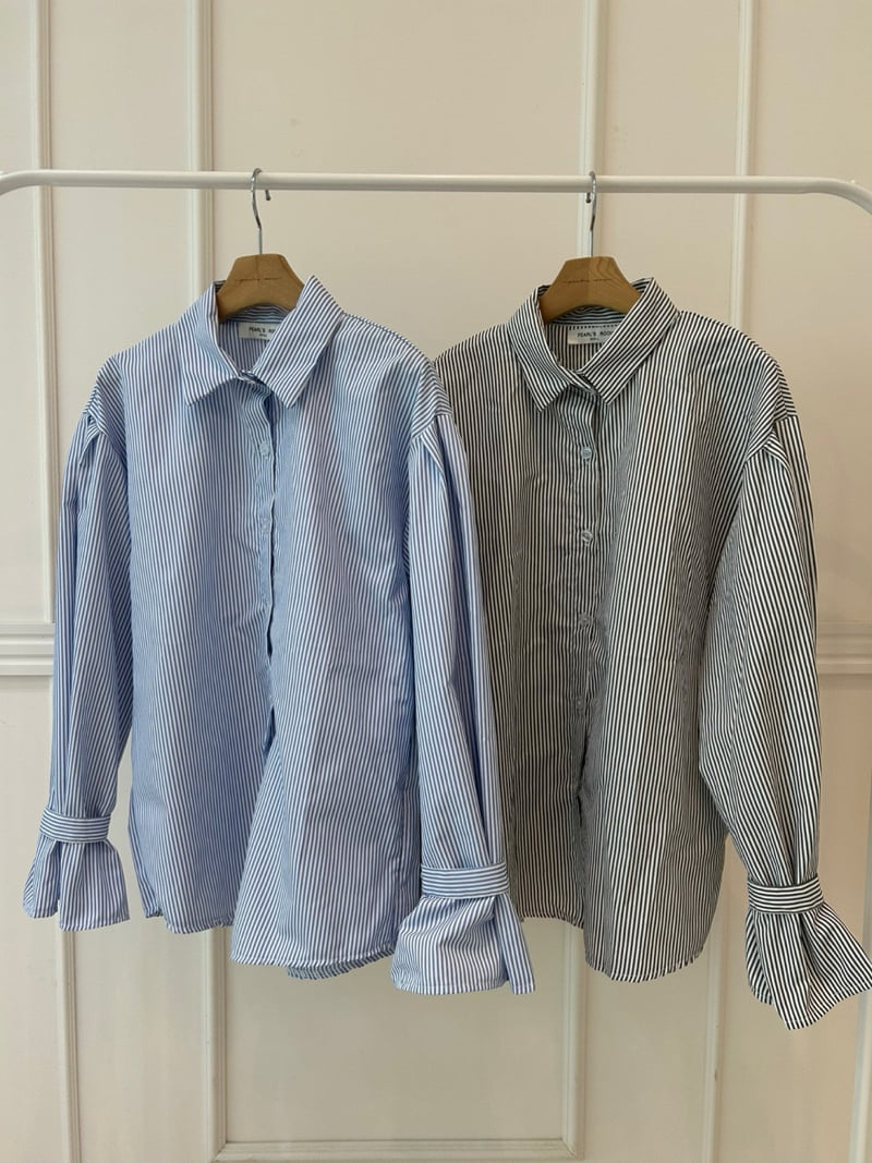 Pearls room - Korean Women Fashion - #momslook - Viso Shirt - 11