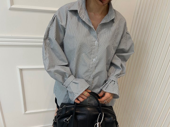 Pearls room - Korean Women Fashion - #momslook - Viso Shirt - 3