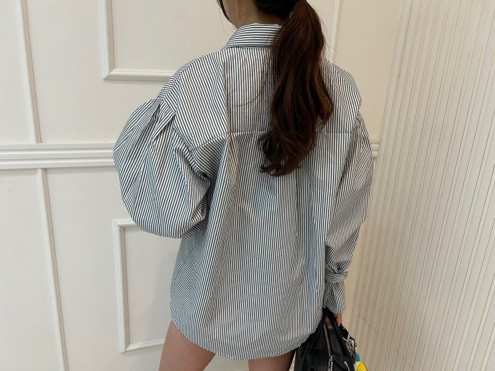 Pearls room - Korean Women Fashion - #momslook - Viso Shirt - 5