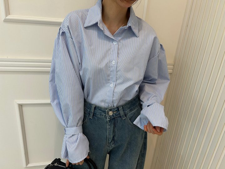 Pearls room - Korean Women Fashion - #momslook - Viso Shirt - 7