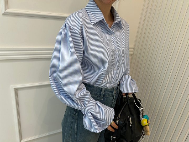 Pearls room - Korean Women Fashion - #momslook - Viso Shirt - 9
