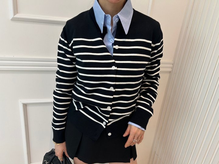 Pearls room - Korean Women Fashion - #momslook - Daily Cardigan - 2