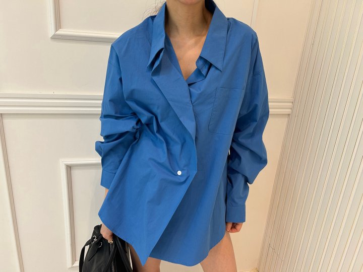 Pearls room - Korean Women Fashion - #momslook - Modern Shirt