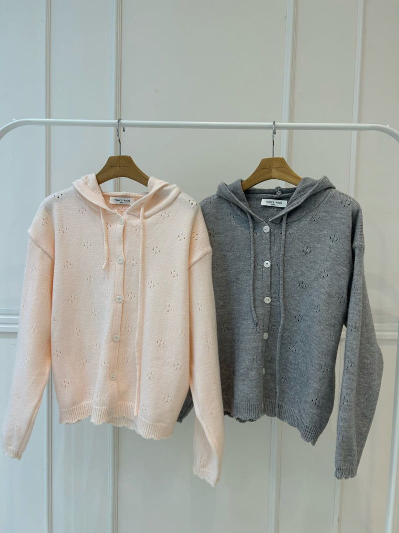 Pearls room - Korean Women Fashion - #pursuepretty - Hood Cardigan - 12
