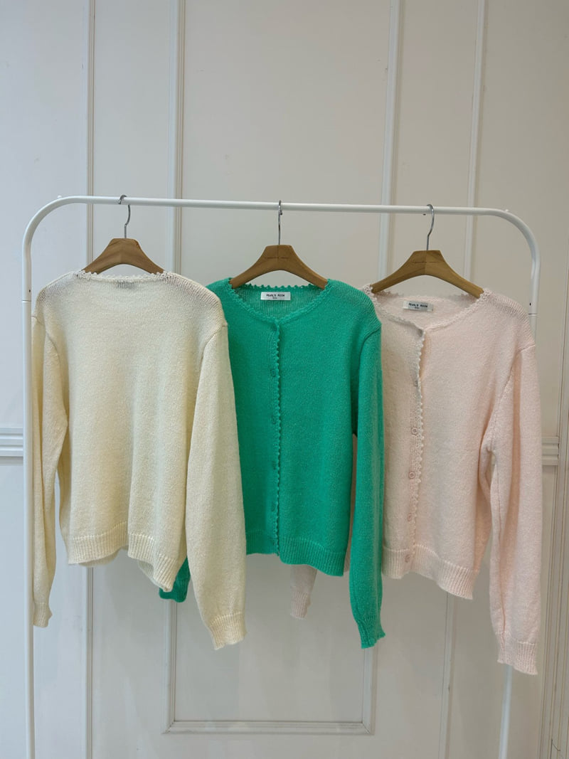Pearls room - Korean Women Fashion - #restrostyle - Wave Cardigan - 12