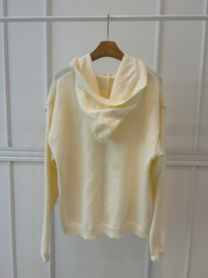 Pearls room - Korean Women Fashion - #womensfashion - Hood Cardigan - 9