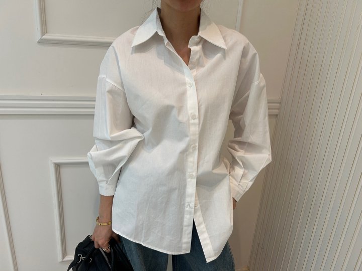 Pearls room - Korean Women Fashion - #womensfashion - Bkac Slit Ribbon Shirt - 7
