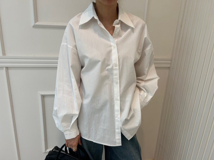 Pearls room - Korean Women Fashion - #womensfashion - Bkac Slit Ribbon Shirt - 9