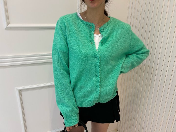 Pearls room - Korean Women Fashion - #womensfashion - Wave Cardigan - 2