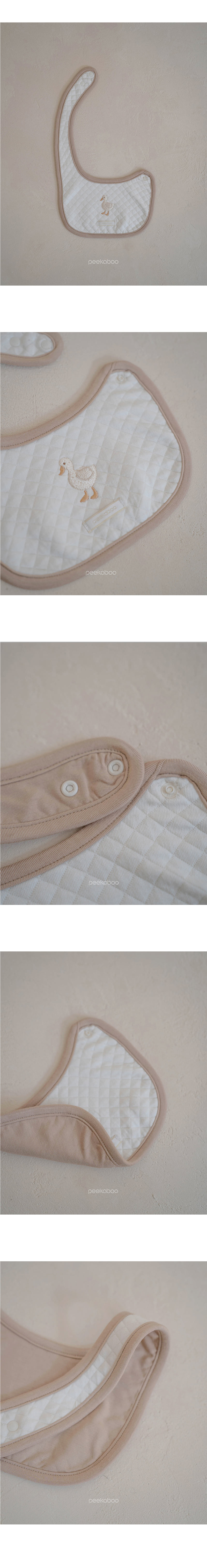 Peekaboo - Korean Baby Fashion - #babyboutiqueclothing - Bamboo Quilted Character Bib - 4