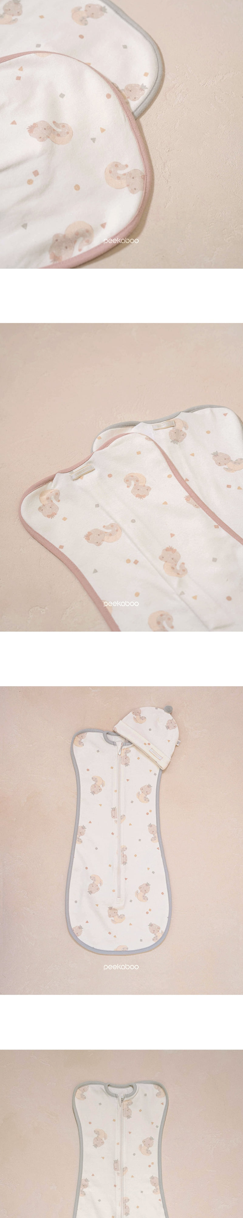 Peekaboo - Korean Baby Fashion - #babyclothing - Nernar Swaddle Set - 3