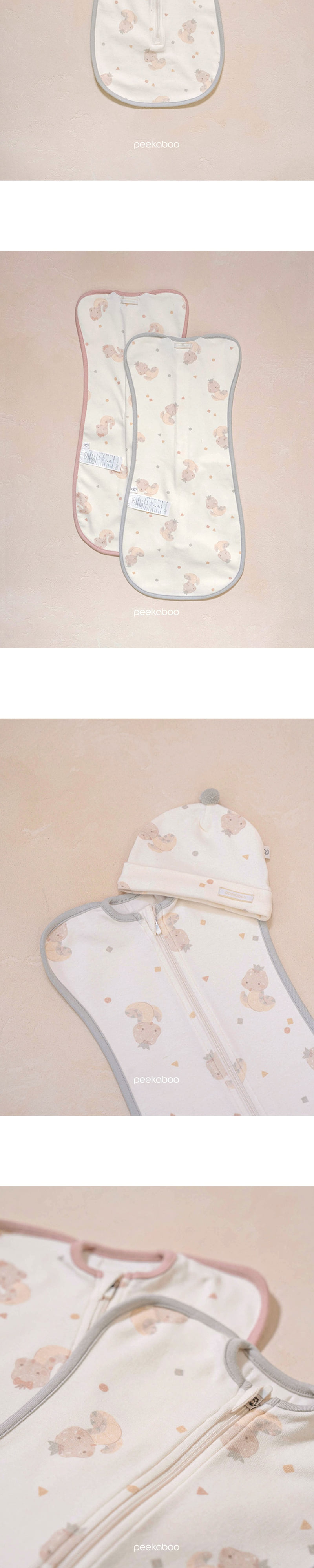 Peekaboo - Korean Baby Fashion - #babyclothing - Nernar Swaddle Set - 4