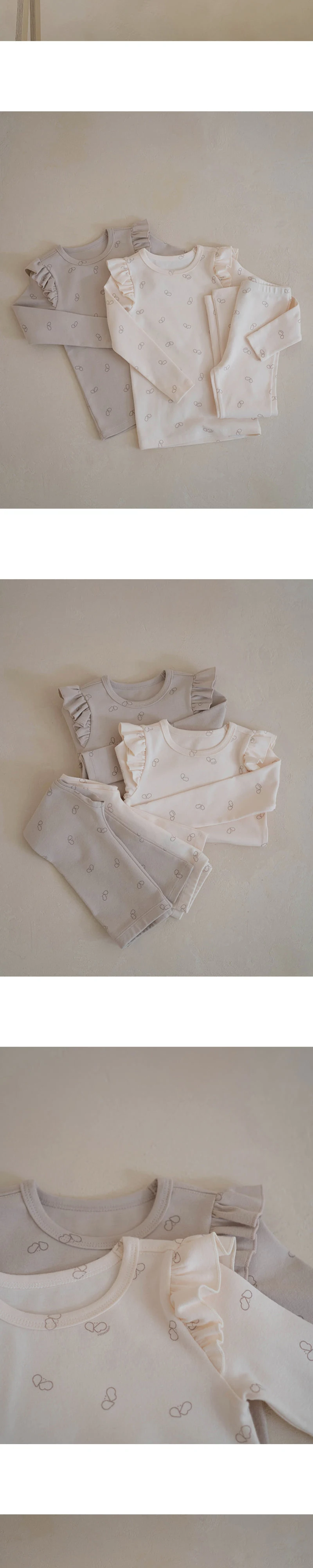 Peekaboo - Korean Baby Fashion - #babyfever - Pikabee Shirring Easywear Set - 2