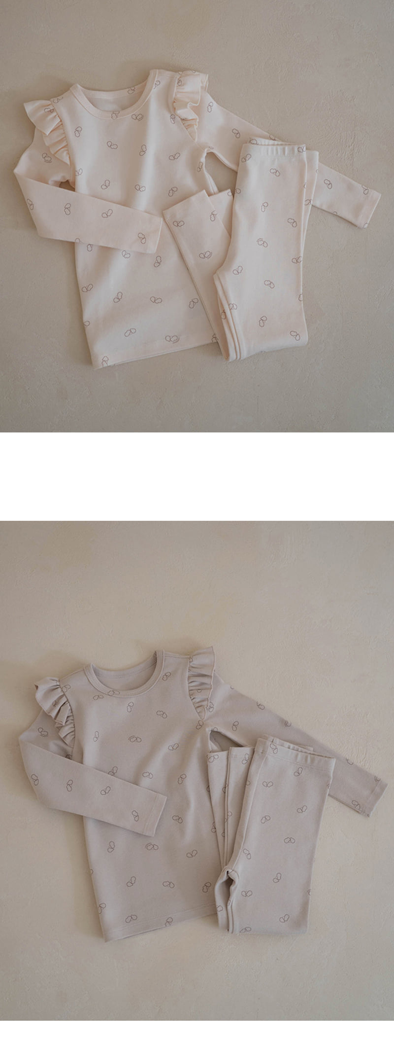 Peekaboo - Korean Baby Fashion - #babygirlfashion - Pikabee Shirring Easywear Set - 3