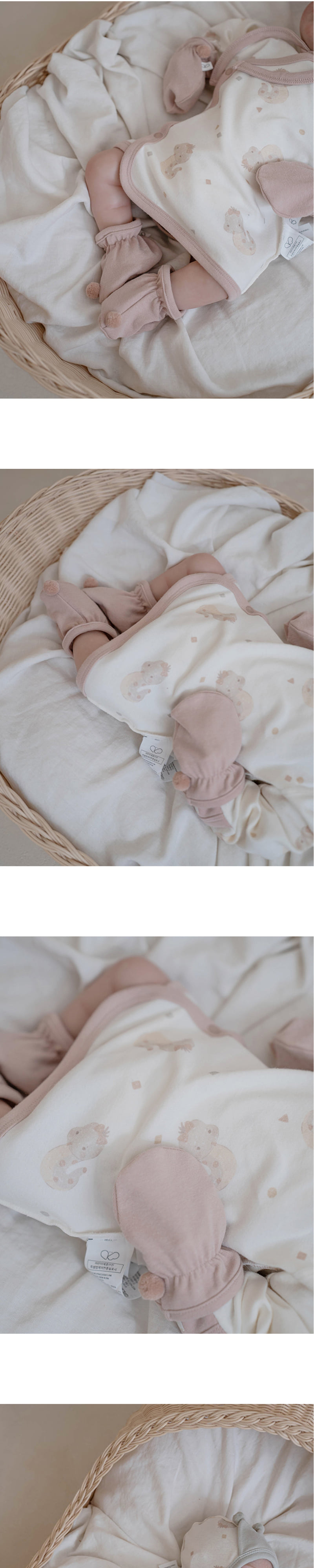 Peekaboo - Korean Baby Fashion - #babyoninstagram - Nernar Bell Hand Foot Wrap Set - 6