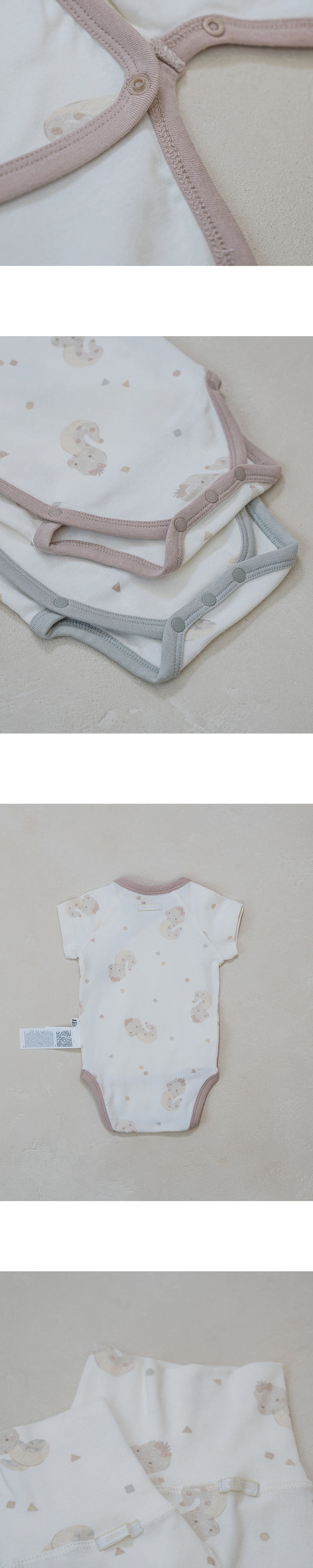 Peekaboo - Korean Baby Fashion - #babyoninstagram - Nernar Short Sleeve Suit Set - 5