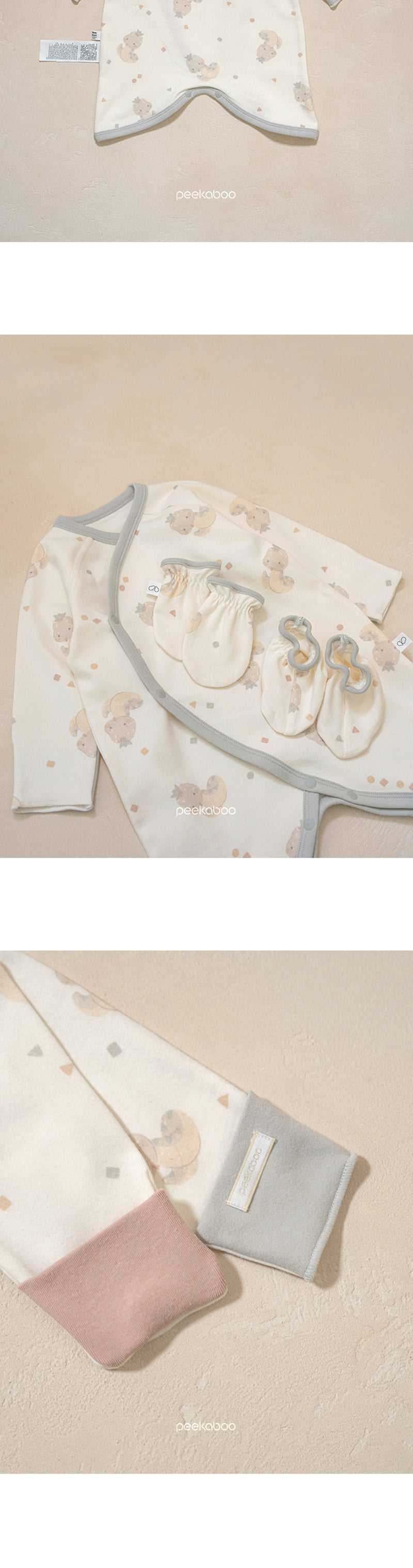 Peekaboo - Korean Baby Fashion - #babylifestyle - Nernar Body Suit Set - 4