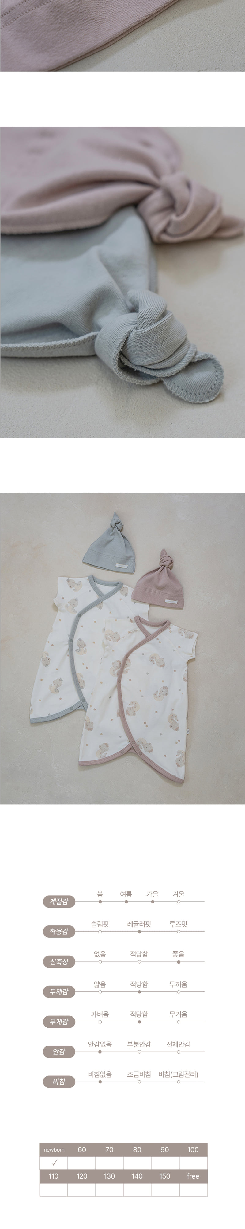 Peekaboo - Korean Baby Fashion - #babyoutfit - Nernar Newborn Short Sleeve Body Set - 7