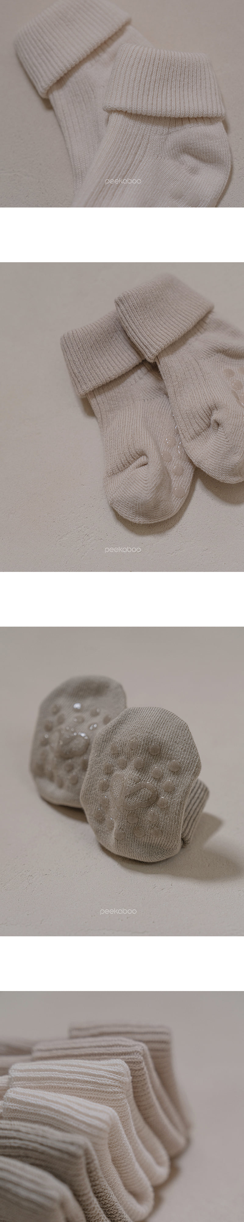 Peekaboo - Korean Baby Fashion - #babywear - Nernar Cover Socks Set - 5