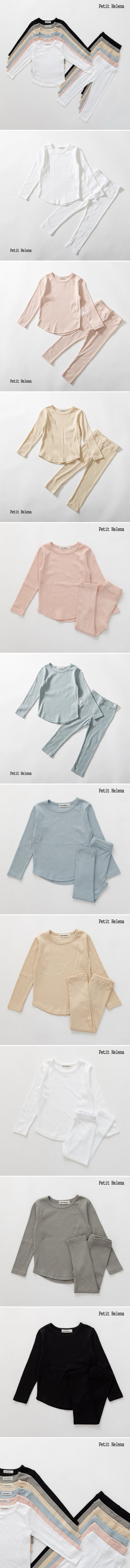 Petit Helena - Korean Children Fashion - #designkidswear - Eti Rib Set