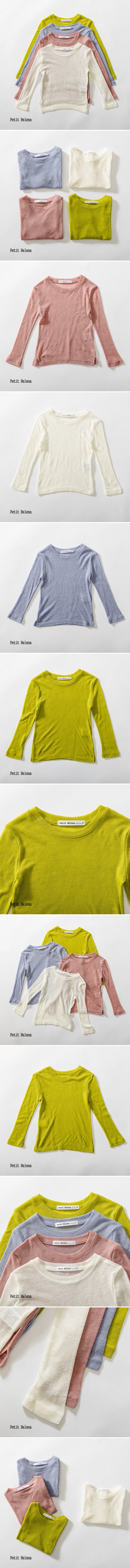 Petit Helena - Korean Children Fashion - #magicofchildhood - Wool Long Sleeve Tee