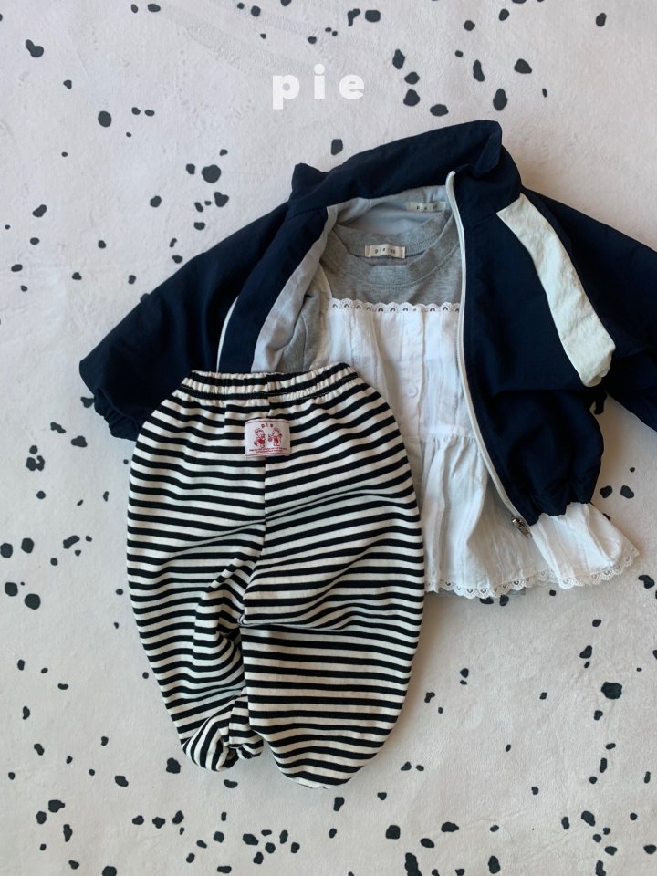 Pie - Korean Baby Fashion - #babyboutiqueclothing - Ping Pong Stripe Jogger Pants - 9