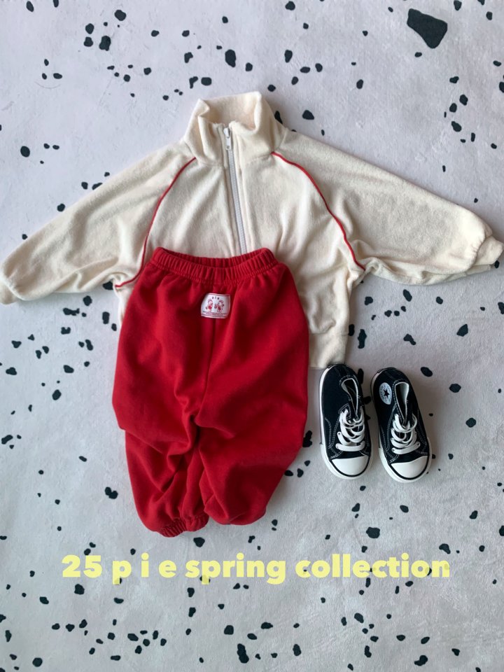 Pie - Korean Baby Fashion - #babyboutiqueclothing - Line Terry Zip-up Jacket - 5