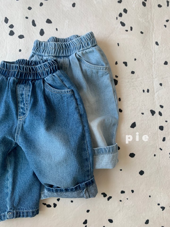 Pie - Korean Baby Fashion - #babyclothing - Apple Denim Pants