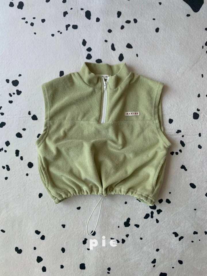 Pie - Korean Baby Fashion - #babyclothing - Alpha Terry Vest - 12