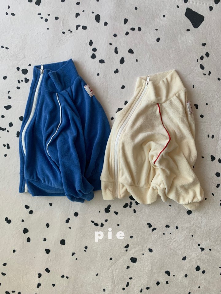 Pie - Korean Baby Fashion - #babyfashion - Line Terry Zip-up Jacket - 7