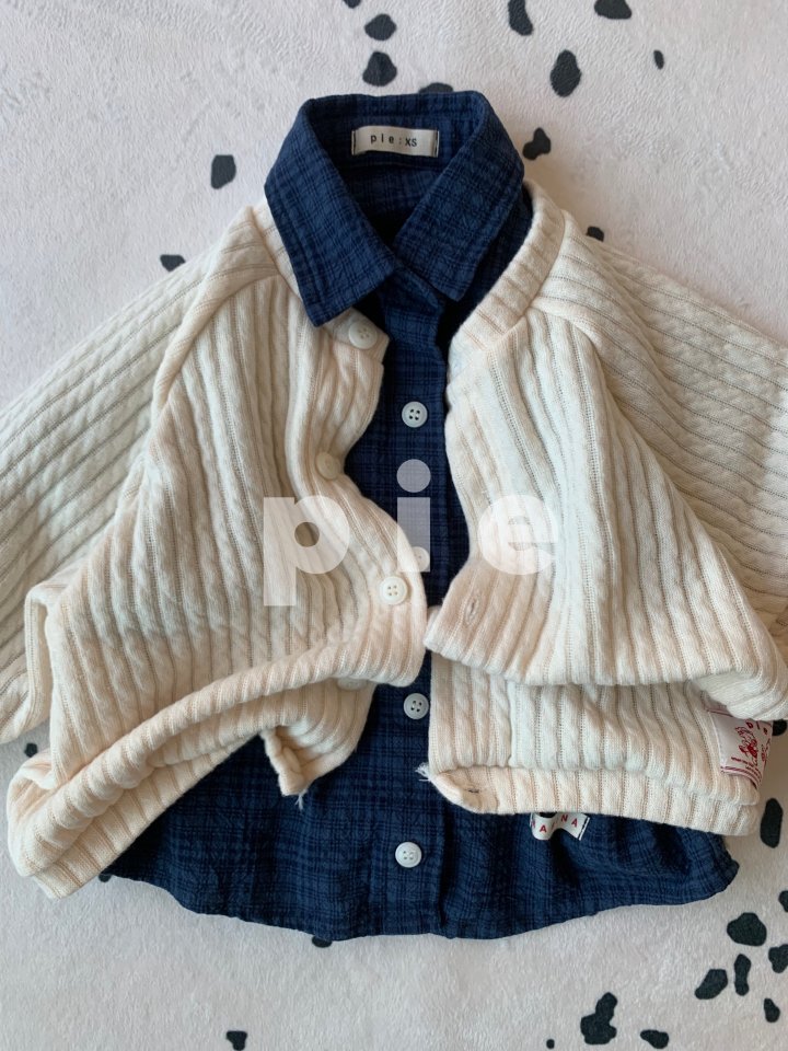 Pie - Korean Baby Fashion - #babyfever - Cheese Cardigan - 7