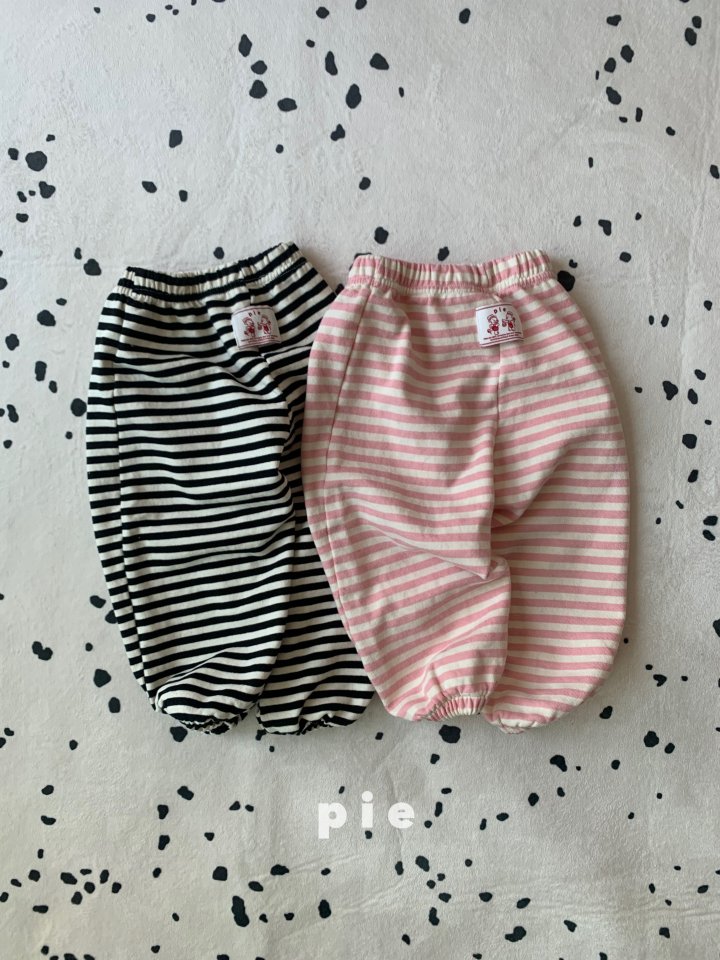 Pie - Korean Baby Fashion - #babyfever - Ping Pong Stripe Jogger Pants - 12