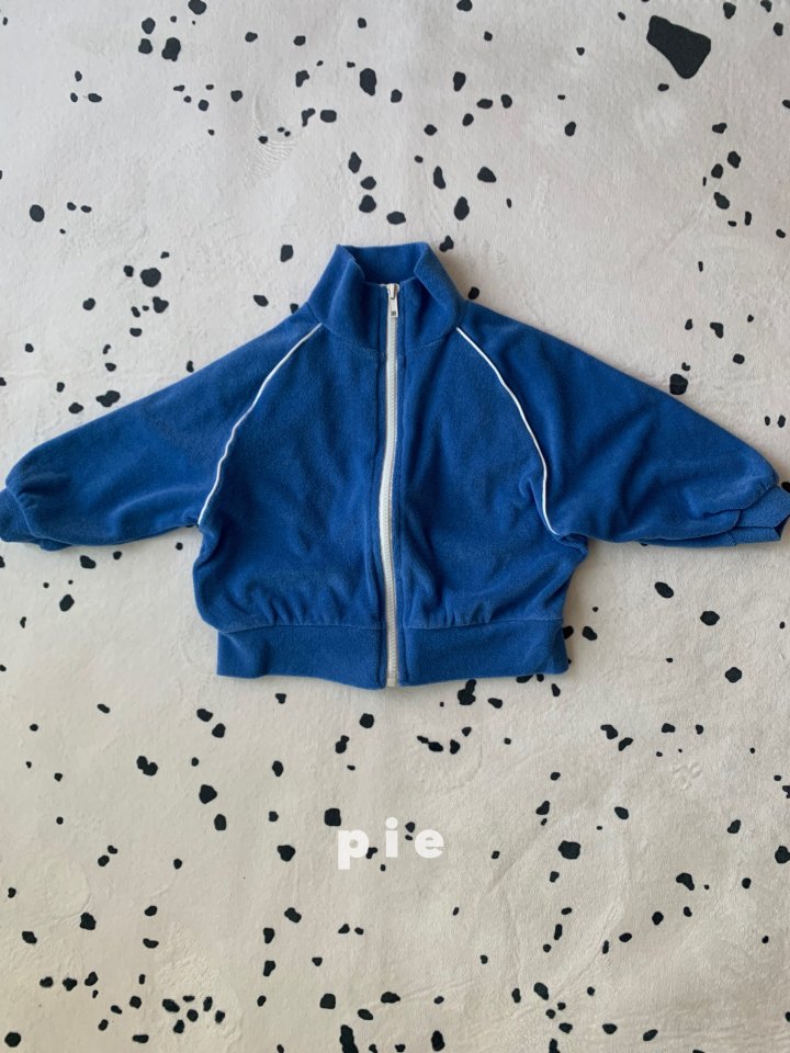 Pie - Korean Baby Fashion - #babyfever - Line Terry Zip-up Jacket - 8