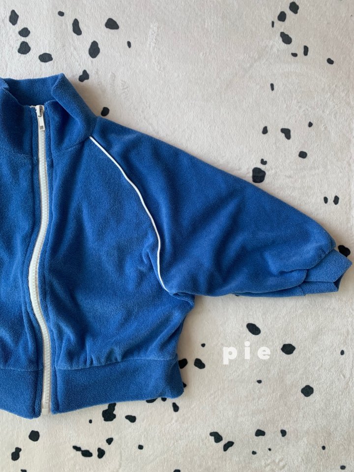 Pie - Korean Baby Fashion - #babygirlfashion - Line Terry Zip-up Jacket - 9
