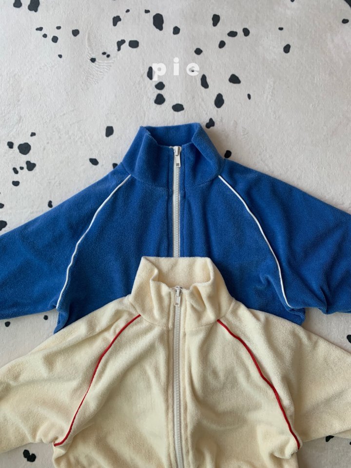 Pie - Korean Baby Fashion - #babylifestyle - Line Terry Zip-up Jacket - 10